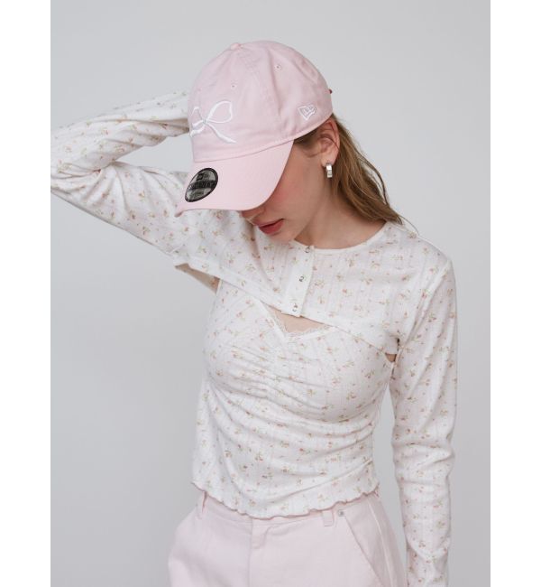 CALNAMUR「PETIT FLOWER ENSEMBLE/小花柄アンサンブル」|Tシャツ・カットソー|
