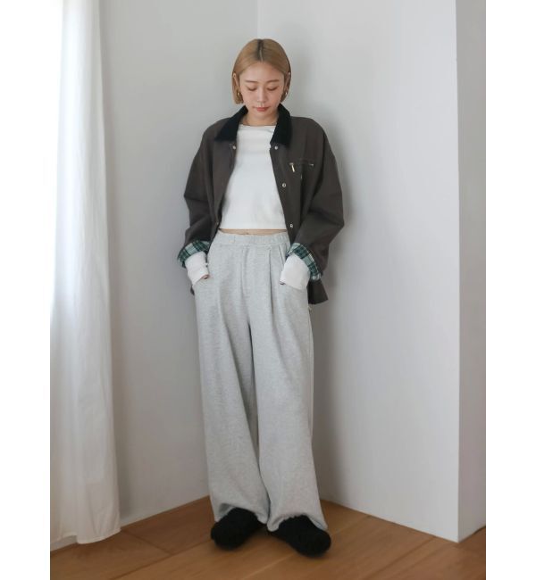 Ungrid「スウェットタックパンツ」|その他|