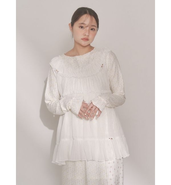 merry jenny「フラワーメロートップス」|Tシャツ・カットソー|