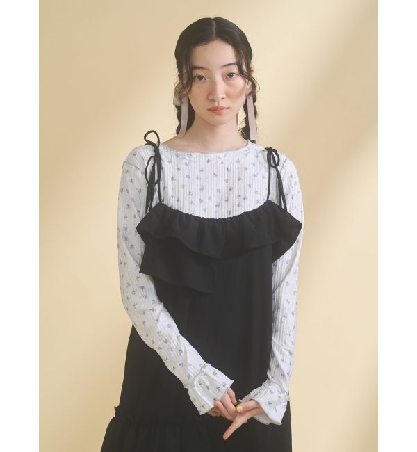 merry jenny「フラワーメロートップス」|Tシャツ・カットソー|