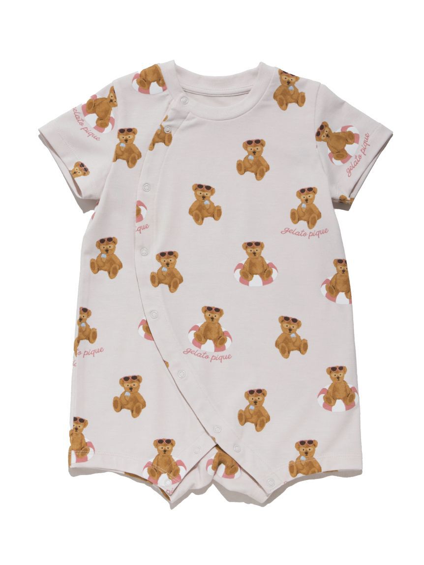 GELATO PIQUE KIDS & BABY「【BABY】【接触冷感】サマーベア柄ロンパース」|ロンパース|