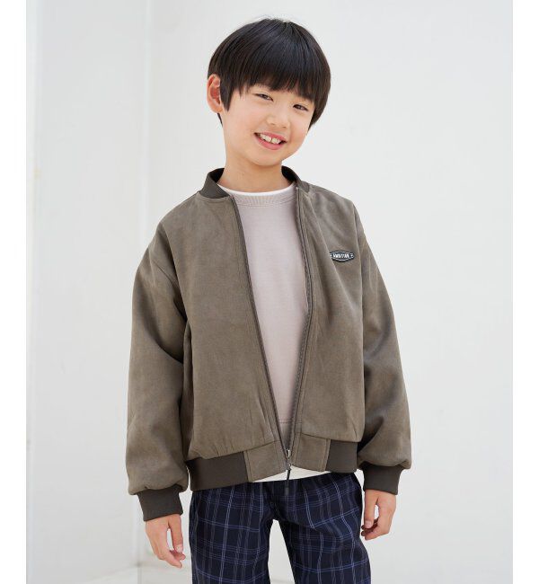 ikka kids「MKフェイクスエードリブブルゾン」|その他|