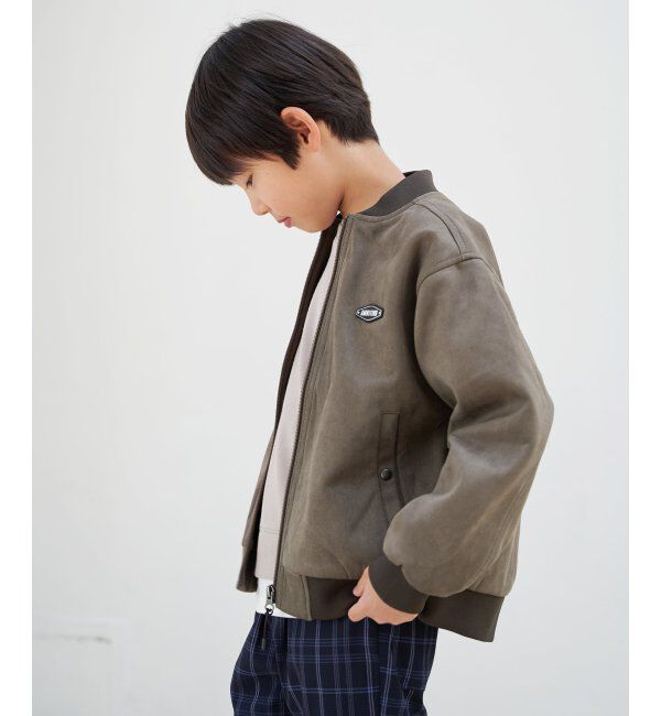 ikka kids「MKフェイクスエードリブブルゾン」|その他|