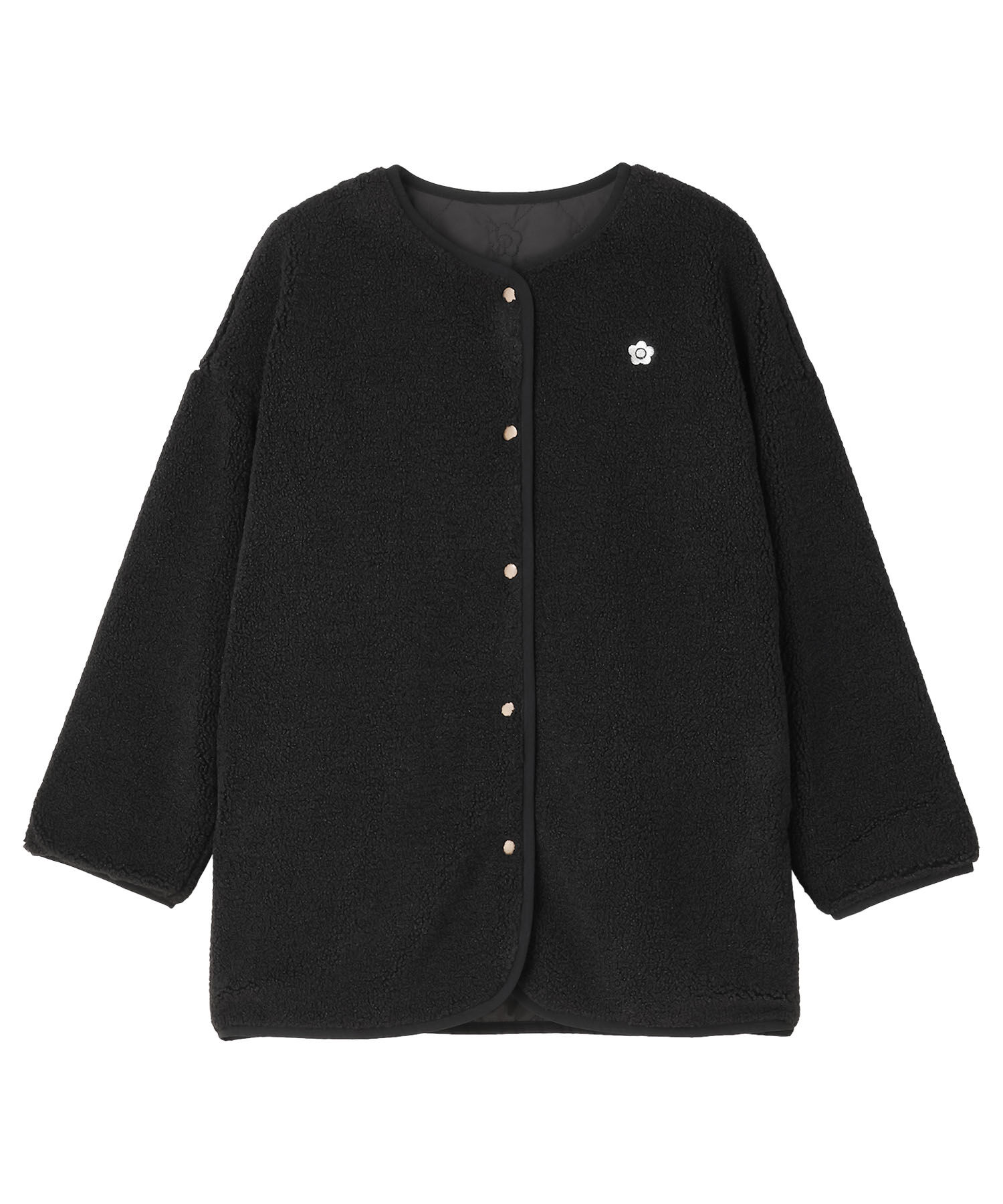 MARY QUANT「リバーシブル キルト ブルゾン」|ダウン|