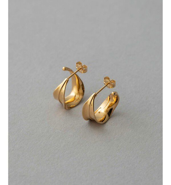 ete「リーフ フープピアス」|ピアス|