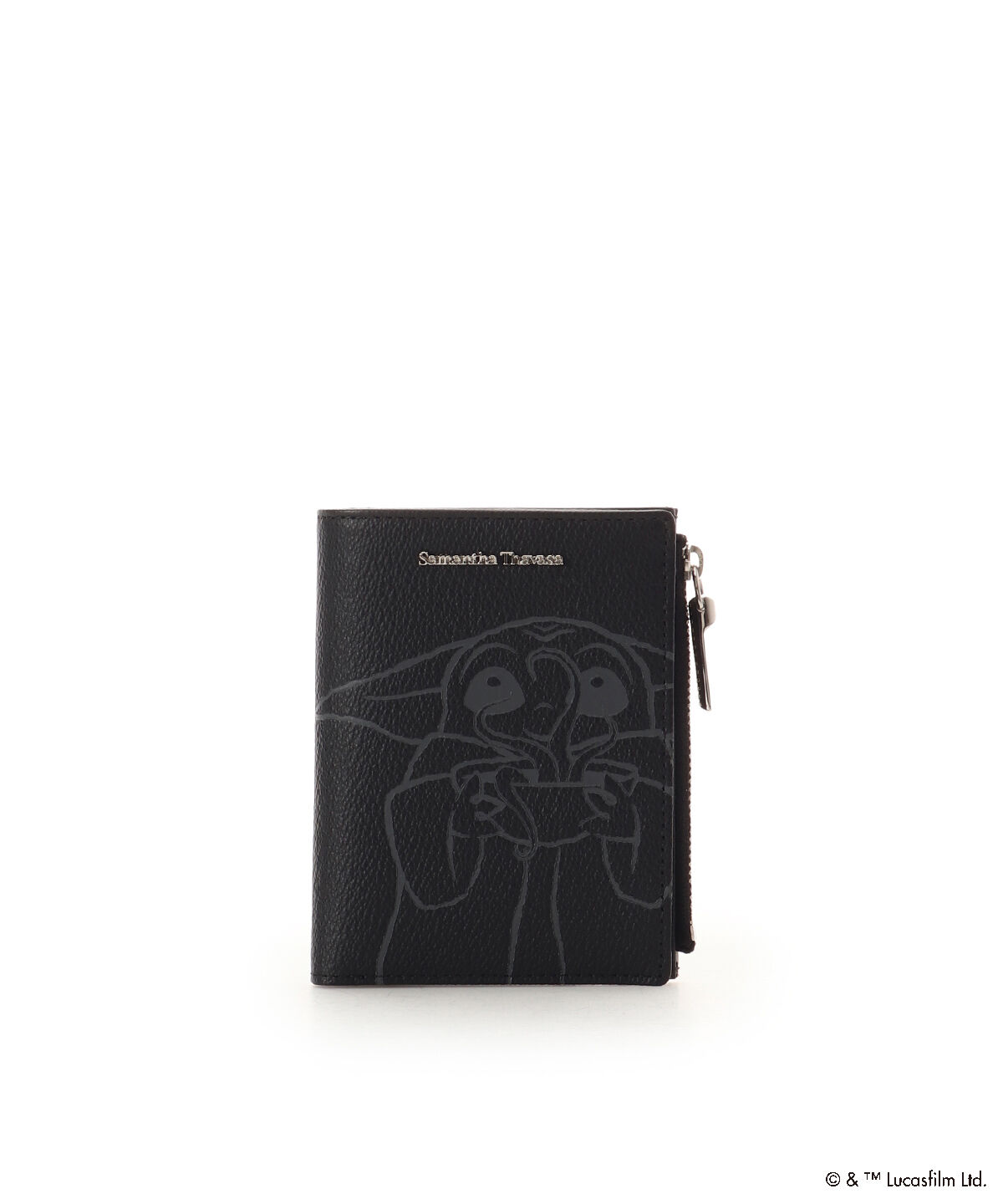 Samantha Thavasa「『マンダロリアン＆グローグー』コレクション 折財布」|財布|ブラック