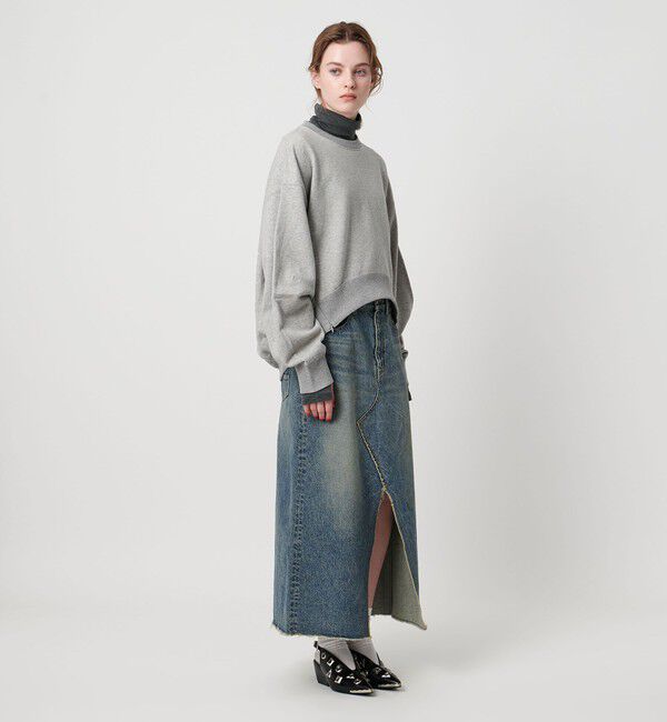 ASTRAET「＜ASTRAET＞ ウラケ サイドジップ クルーネックスウェット」|スウェット・ジャージ|