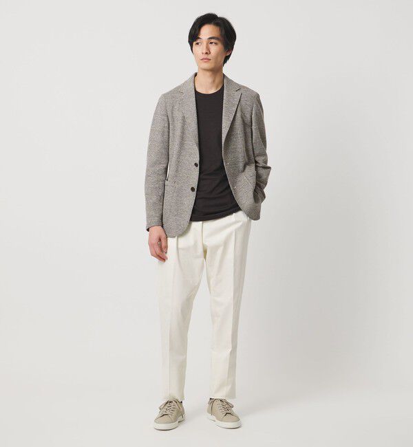 UNITED ARROWS「ハウンドトゥース シングル 2ボタン テーラードジャケット T-MODEL」|テーラードジャケット|