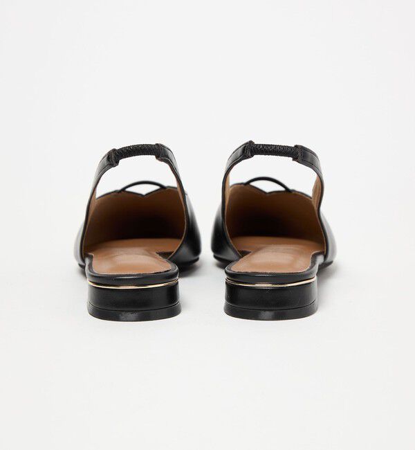 UNITED ARROWS green label relaxing「ポインテッド Vカットバー スリングバックシューズ / サンダル / パンプス」|パンプス|