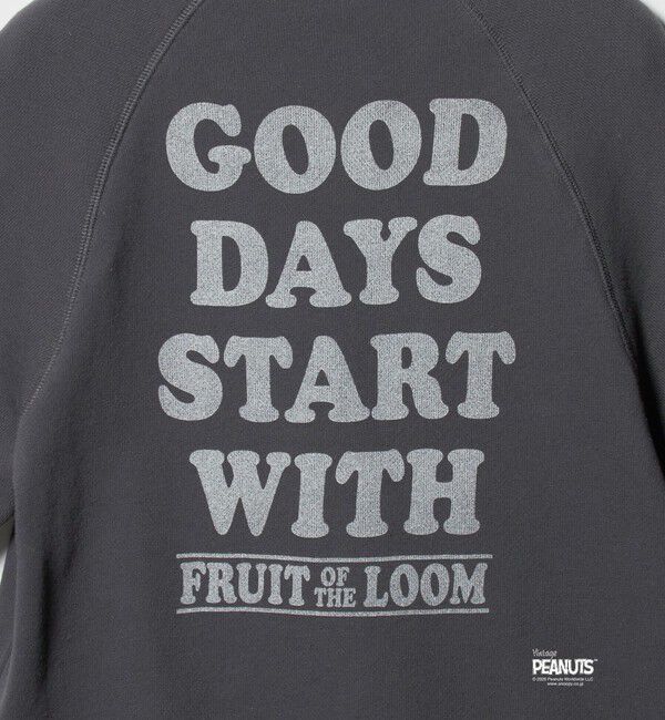 UNITED ARROWS green label relaxing「＜FRUIT OF THE LOOM&times;PEANUTS＞スウェット 5分袖 / キッズ  140cm-150cm」|Tシャツ・カットソー|