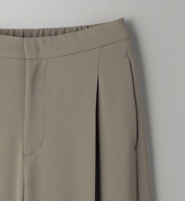 BEAUTY&YOUTH UNITED ARROWS「【WEB限定 Wardrobe DAILY MINIMAL】ダブルクロス タックワイドストレートパンツ ウォッシャブル」|スラックス|