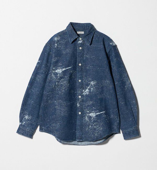 BEAUTY&YOUTH UNITED ARROWS「ジャガード デニム レギュラー シャツ FORM型 ver2」|シャツ・ブラウス|