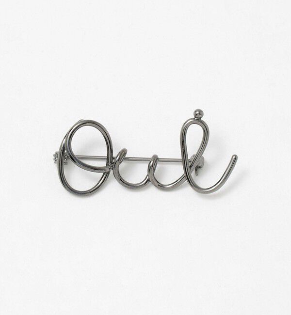 BEAUTY&YOUTH UNITED ARROWS「＜LAPUIS＞Oui ブローチ」|ブローチ・コサージュ|BLACK