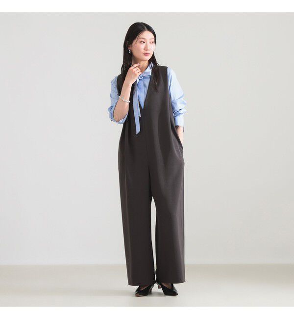 Demi-Luxe BEAMS 「ギャバジン オールインワン」|オールインワン|