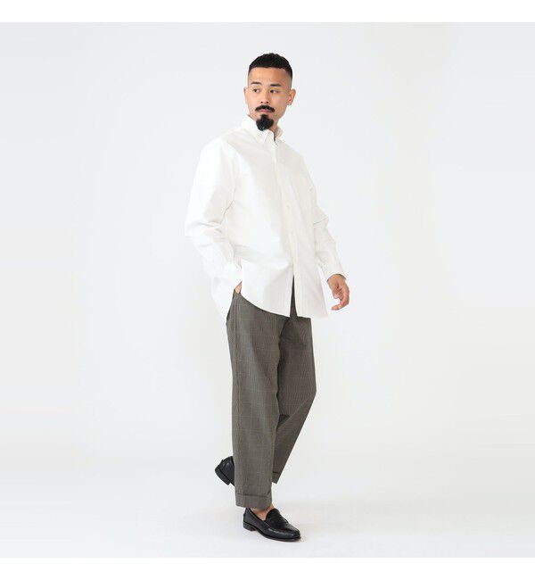 BEAMS PLUS「BEAMS PLUS / アメリカン オックスフォード ボタンダウン シャツ クラシックフィット」|シャツ・ブラウス|