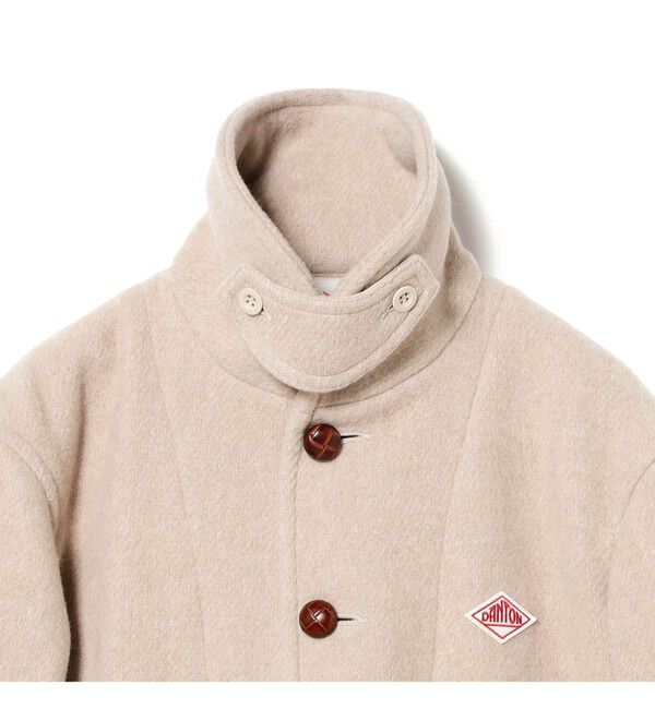 BEAMS「DANTON / WOOL PILE ROUND COLLAR JACKET」|ブルゾン・スタジャン|