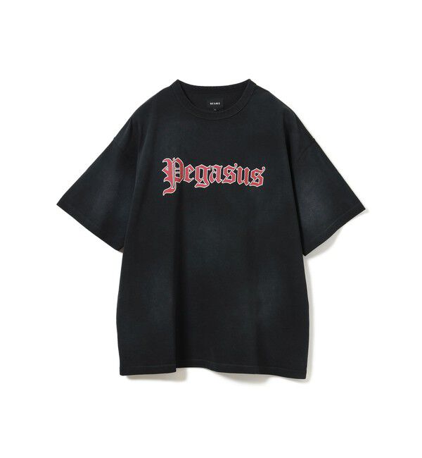 BEAMS「スーベニア Tシャツ【ワイドフィット】」|Tシャツ・カットソー|BLACK
