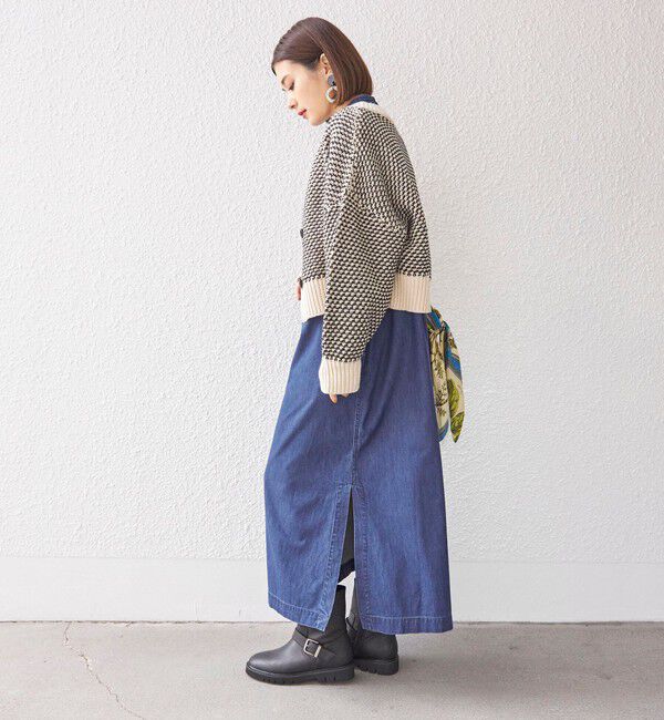 SHIPS for women「〈手洗い可能〉前後 2WAY ジャカード プルオーバー 24SS ◇」|ニット・セーター|