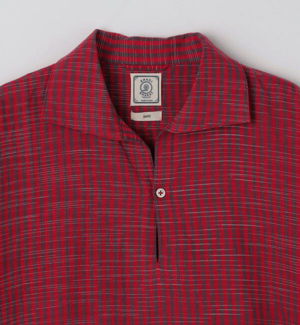 SHIPS「SHIPS: KHADI 7スリーブ カプリ シャツ」|シャツ・ブラウス|