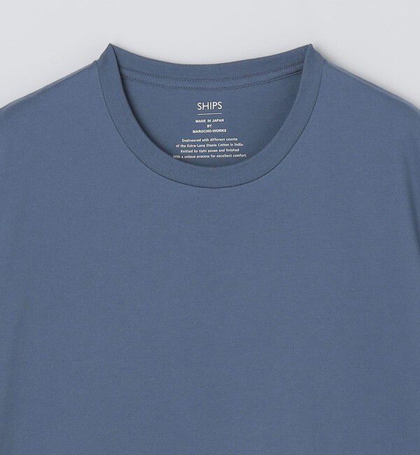 SHIPS「SHIPS:〈MADE IN JAPAN〉スタンダード クルーネック Tシャツ」|Tシャツ・カットソー|