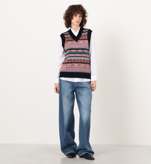 TOMORROWLAND BUYING WEAR「【別注】Redeux FAIR ISLE VEST フェアアイル ニットベスト」|ニット・セーター|