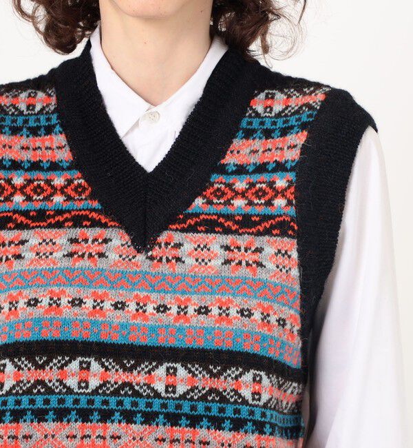 TOMORROWLAND BUYING WEAR「【別注】Redeux FAIR ISLE VEST フェアアイル ニットベスト」|ニット・セーター|