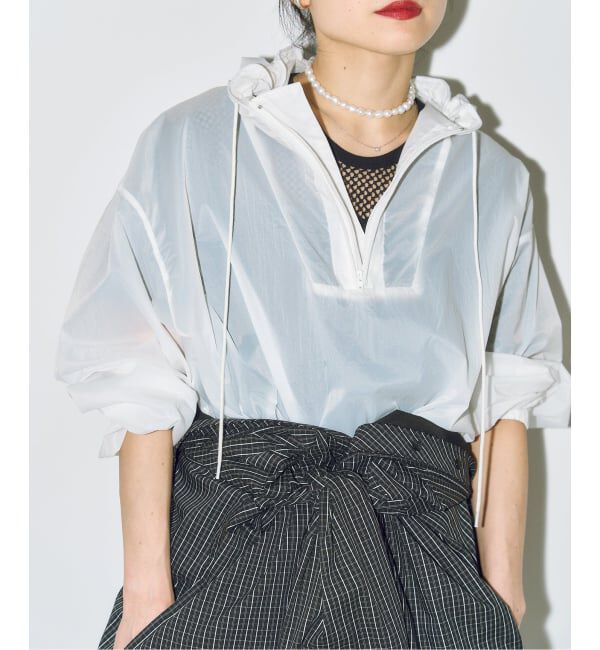 「SHEER NYLON ANORAK：シャツ」|シャツ・ブラウス|