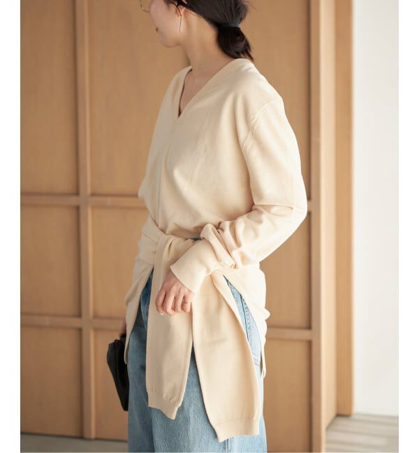 Plage「《名古屋店・WEB限定》R&rsquo;IAM スカーフレイヤードニット」|ニット・セーター|