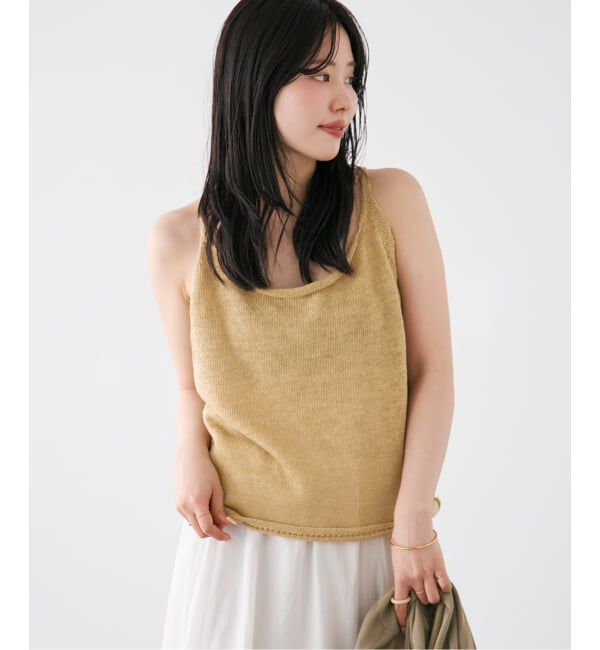 Plage「Knit キャミソール」|キャミソール|ベージュ