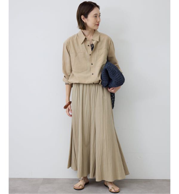 SLOBE IENA「ビンテージワッシャーBOYS シャツ」|シャツ・ブラウス|