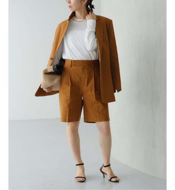 VERMEIL par iena「Clean Linen Flex ジャケット」|テーラードジャケット|