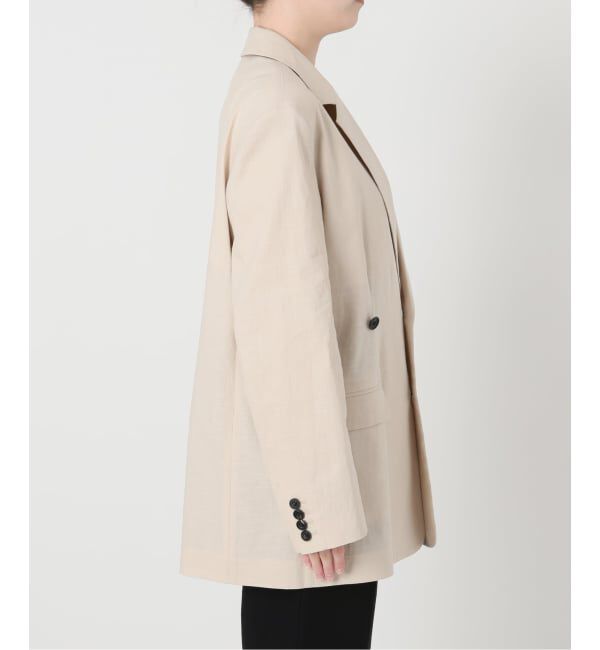 VERMEIL par iena「Clean Linen Flex ジャケット」|テーラードジャケット|