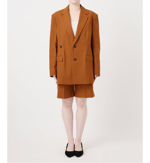 VERMEIL par iena「Clean Linen Flex ジャケット」|テーラードジャケット|