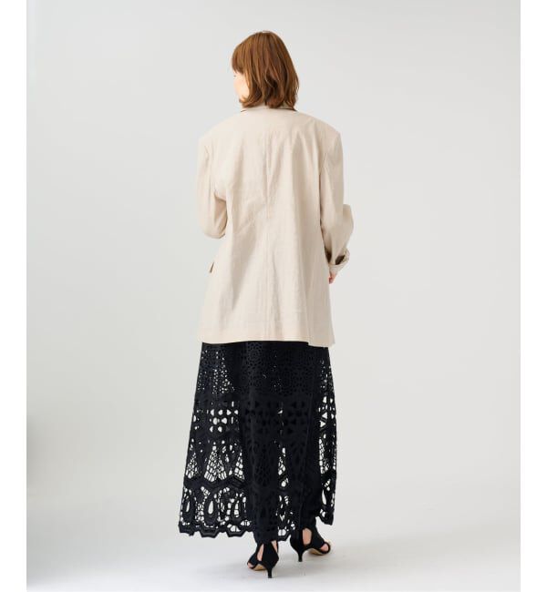 VERMEIL par iena「Clean Linen Flex ジャケット」|テーラードジャケット|