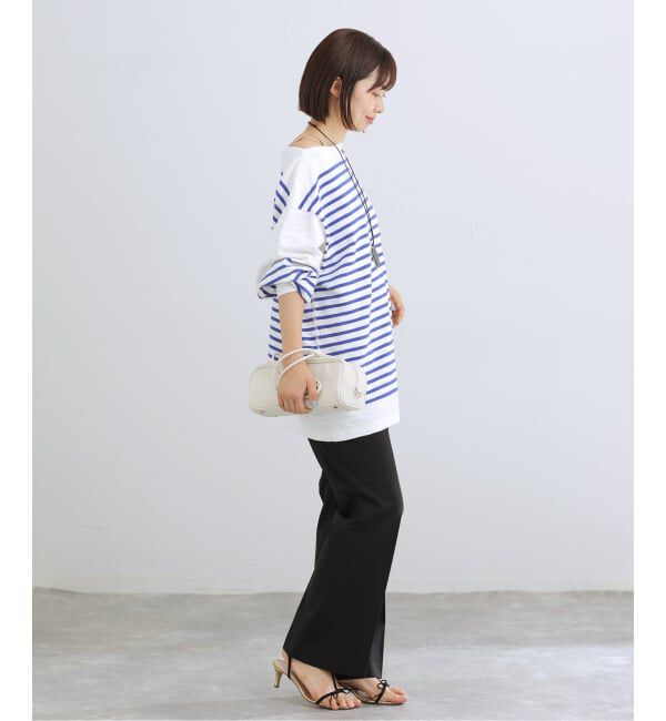 IENA「TOURNON/トゥルノン BASQUE BORDER Tシャツ 26SCS028」|Tシャツ・カットソー|