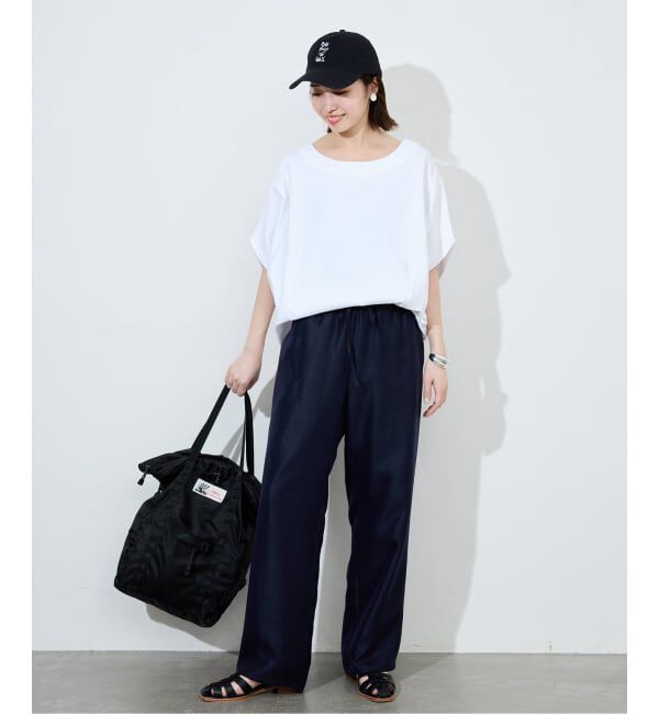 SLOBE IENA「《WEB限定/追加予約》レースコンビニュアンスプルオーバー」|Tシャツ・カットソー|
