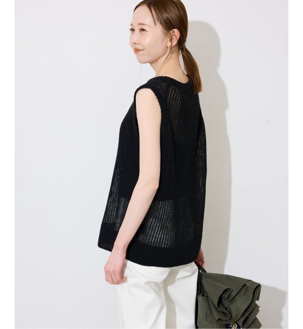 SLOBE IENA「《予約》KAYAノースリーブプルオーバー」|ニット・セーター|