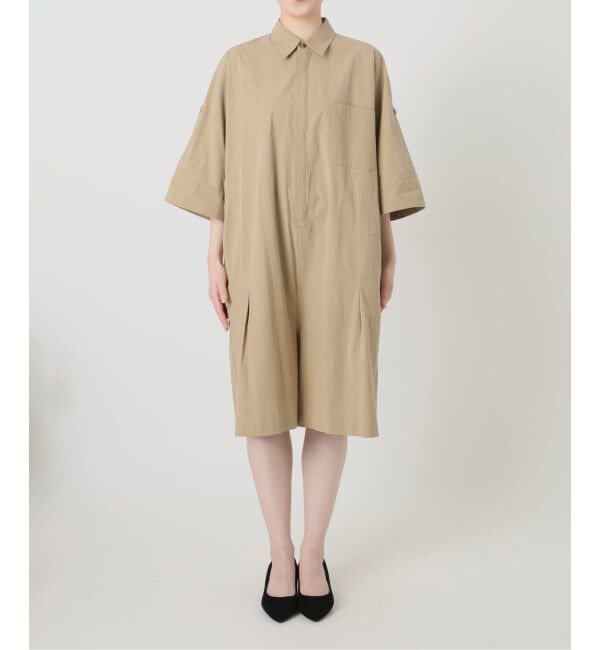 SLOBE IENA「《接触冷感/予約》HTウェザールーズバミューダサロペ」|オールインワン|