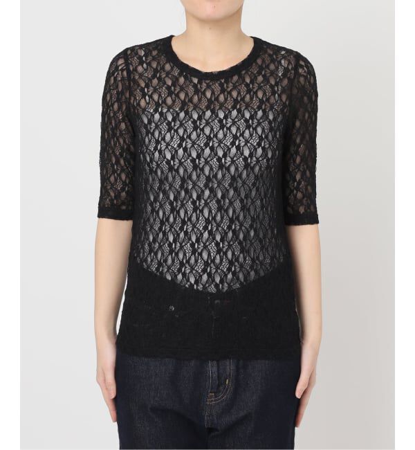 SLOBE IENA「ストレッチレースカットソー」|Tシャツ・カットソー|