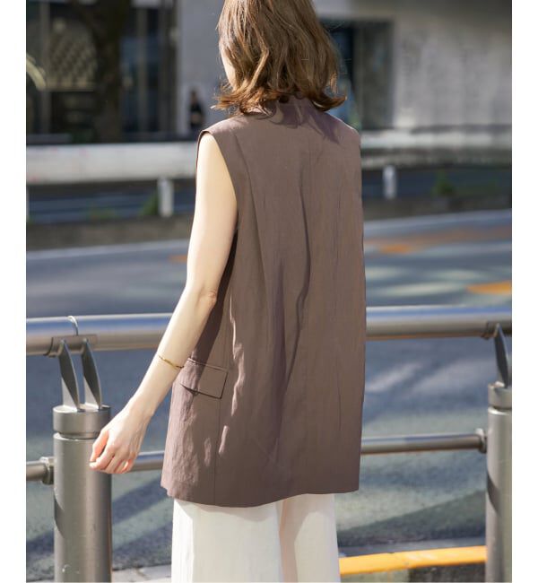 VERMEIL par iena「《セットアップ可》Cool Touch リネンジレ」|その他|