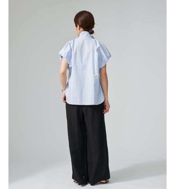 VERMEIL par iena「《予約》Check Ribbon ブラウス」|シャツ・ブラウス|