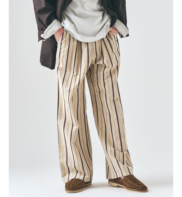 417 EDIFICE「ノルマンディーリネン パンツ」|スラックス|