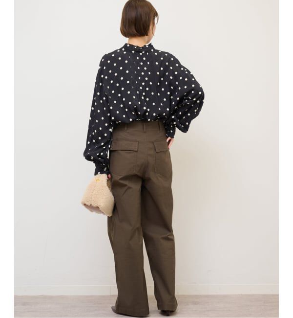 JOURNAL STANDARD relume「《WEB限定》ドットプリントピンタックブラウス」|シャツ・ブラウス|