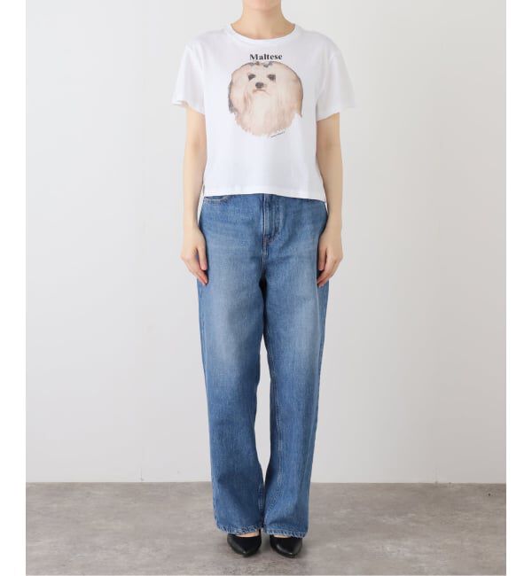 Oriens JOURNAL STANDARD「【Ashley Williams / アシュリー・ウィリアムズ】 WHITE CROPPED T-SHIRT AWAW250103」|Tシャツ・カットソー|
