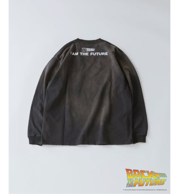 JOURNAL STANDARD relume「BACK TO THE FUTURE 別注 ダメージ加工 ロングスリーブ T」|Tシャツ・カットソー|