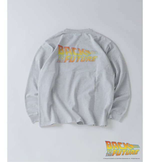 JOURNAL STANDARD relume「BACK TO THE FUTURE 別注 ダメージ加工 ロングスリーブ T」|Tシャツ・カットソー|