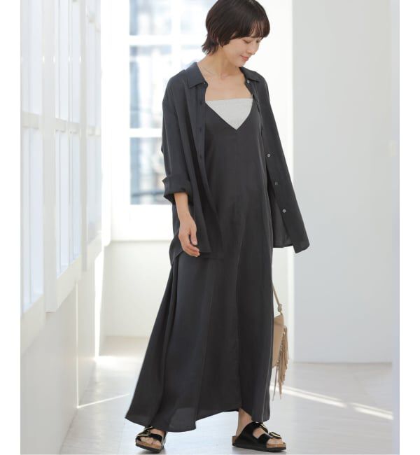 JOURNAL STANDARD relume「キュプラロングキャミワンピース」|ワンピース|