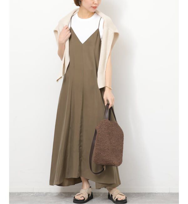 JOURNAL STANDARD relume「キュプラロングキャミワンピース」|ワンピース|ブラウン B