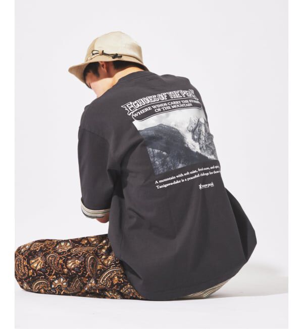JOURNAL STANDARD「snow peak / スノーピーク 別注  谷川岳 プリント Tシャツ」|Tシャツ・カットソー|