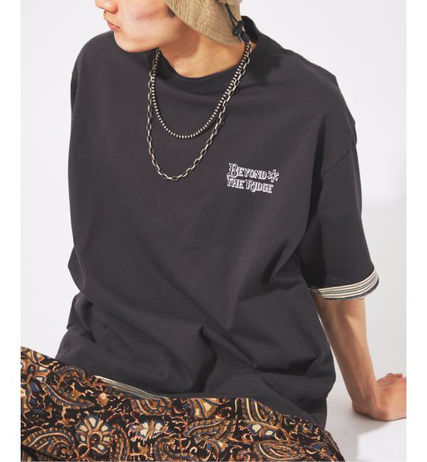 JOURNAL STANDARD「snow peak / スノーピーク 別注  谷川岳 プリント Tシャツ」|Tシャツ・カットソー|